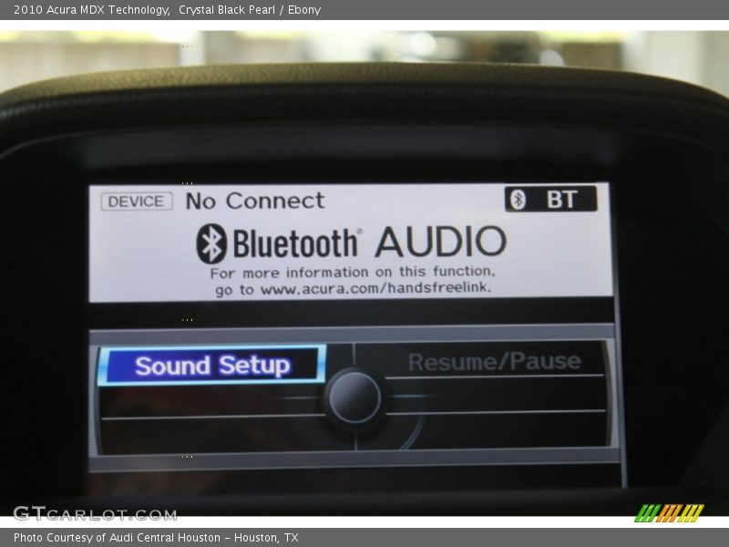 Crystal Black Pearl / Ebony 2010 Acura MDX Technology