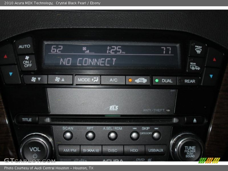 Crystal Black Pearl / Ebony 2010 Acura MDX Technology