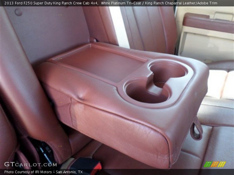 White Platinum Tri-Coat / King Ranch Chaparral Leather/Adobe Trim 2013 Ford F250 Super Duty King Ranch Crew Cab 4x4