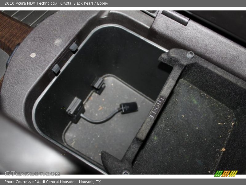 Crystal Black Pearl / Ebony 2010 Acura MDX Technology