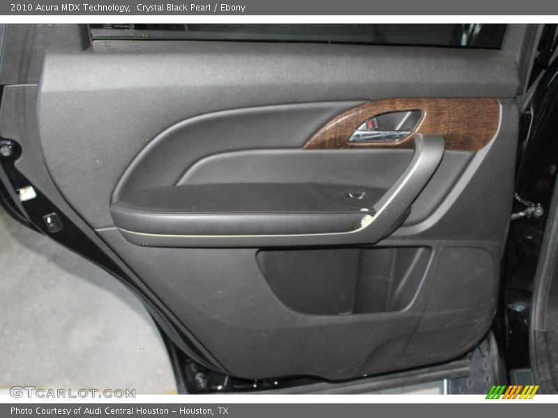 Crystal Black Pearl / Ebony 2010 Acura MDX Technology