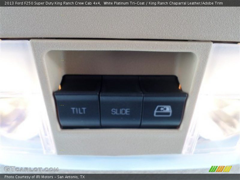 White Platinum Tri-Coat / King Ranch Chaparral Leather/Adobe Trim 2013 Ford F250 Super Duty King Ranch Crew Cab 4x4
