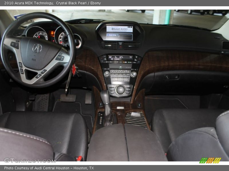 Crystal Black Pearl / Ebony 2010 Acura MDX Technology