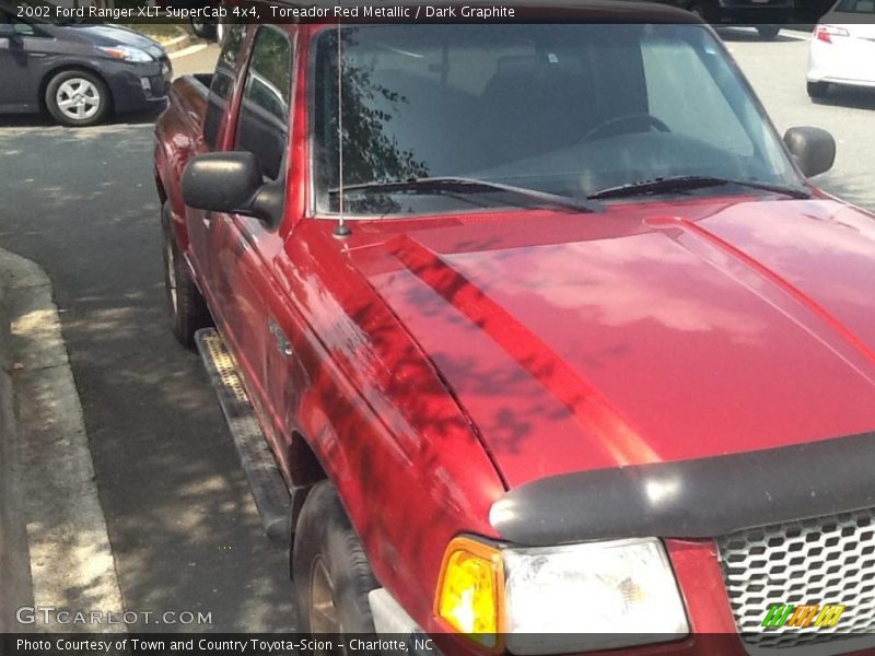 Toreador Red Metallic / Dark Graphite 2002 Ford Ranger XLT SuperCab 4x4
