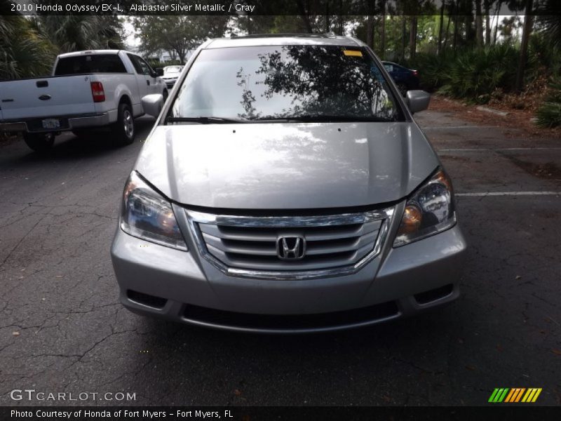 Alabaster Silver Metallic / Gray 2010 Honda Odyssey EX-L