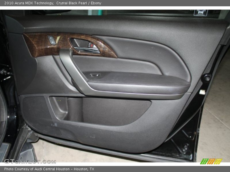 Crystal Black Pearl / Ebony 2010 Acura MDX Technology