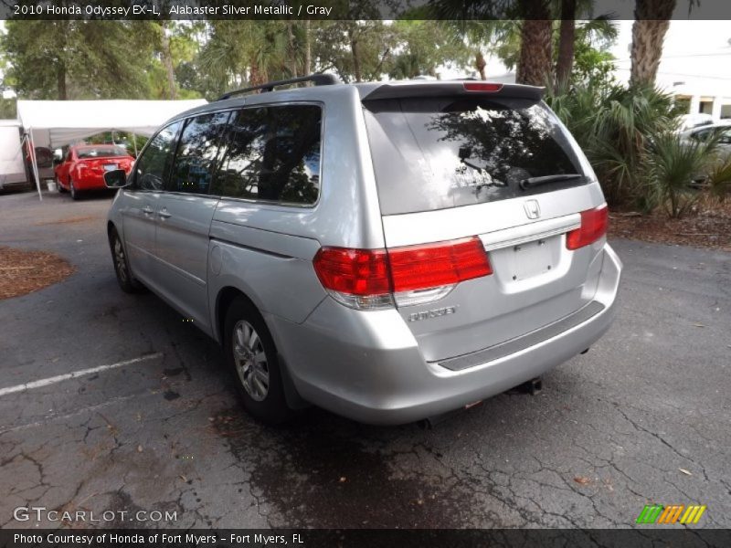 Alabaster Silver Metallic / Gray 2010 Honda Odyssey EX-L