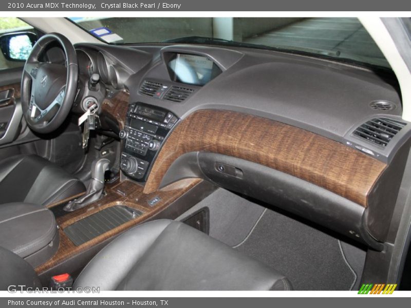 Crystal Black Pearl / Ebony 2010 Acura MDX Technology
