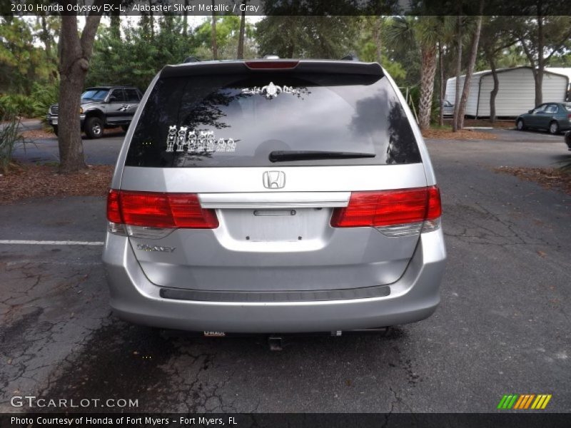 Alabaster Silver Metallic / Gray 2010 Honda Odyssey EX-L