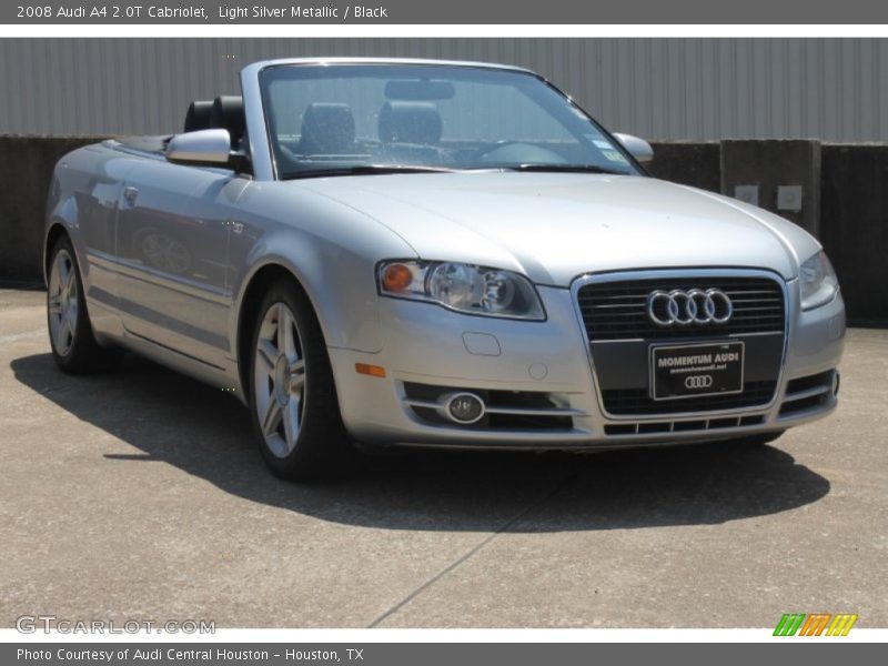 Light Silver Metallic / Black 2008 Audi A4 2.0T Cabriolet