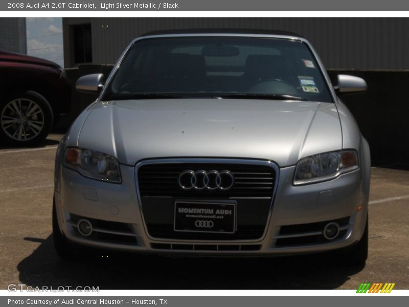 Light Silver Metallic / Black 2008 Audi A4 2.0T Cabriolet