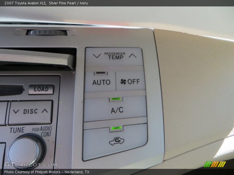 Silver Pine Pearl / Ivory 2007 Toyota Avalon XLS