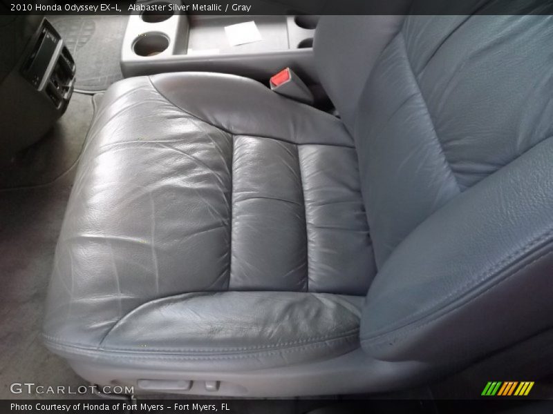 Alabaster Silver Metallic / Gray 2010 Honda Odyssey EX-L