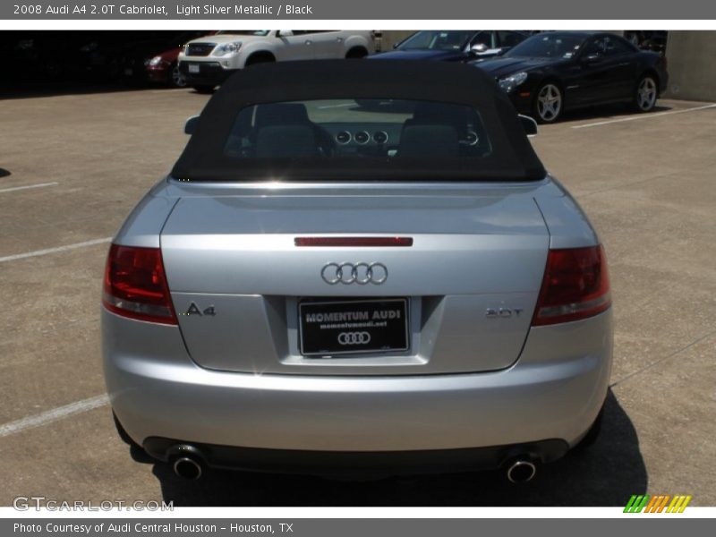 Light Silver Metallic / Black 2008 Audi A4 2.0T Cabriolet
