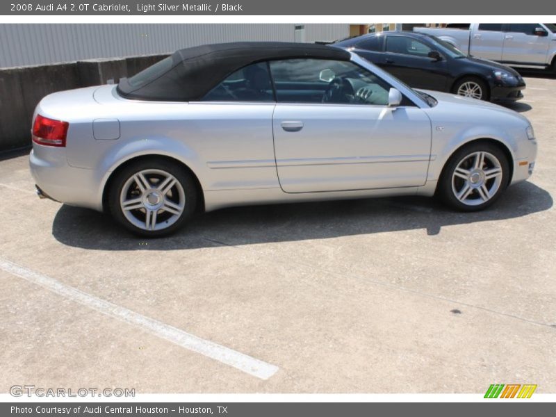 Light Silver Metallic / Black 2008 Audi A4 2.0T Cabriolet