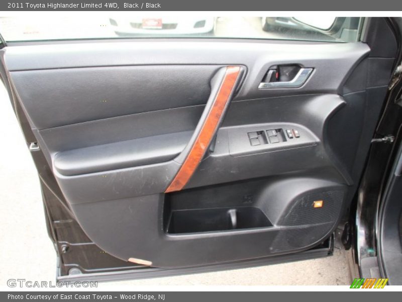 Black / Black 2011 Toyota Highlander Limited 4WD