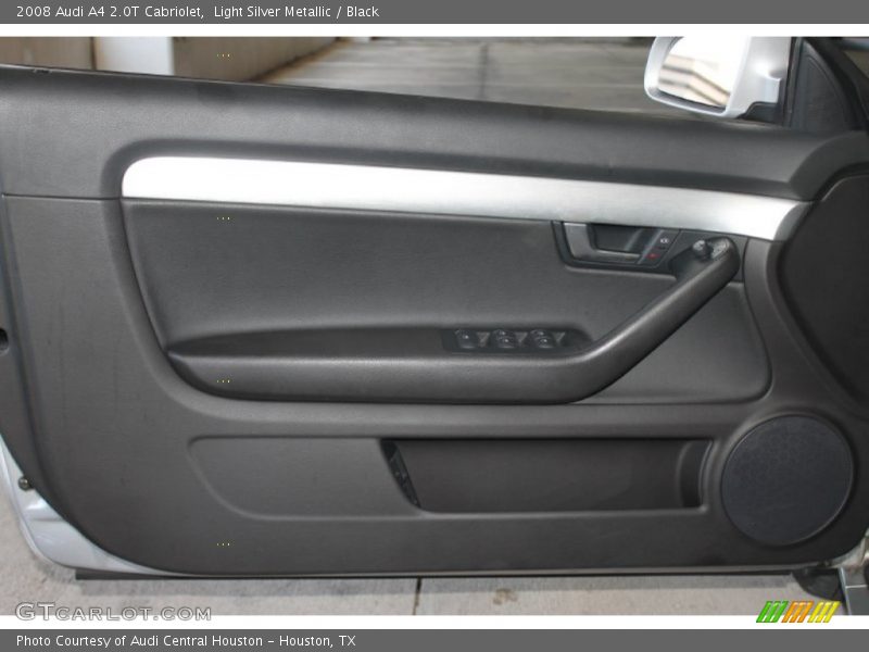 Light Silver Metallic / Black 2008 Audi A4 2.0T Cabriolet