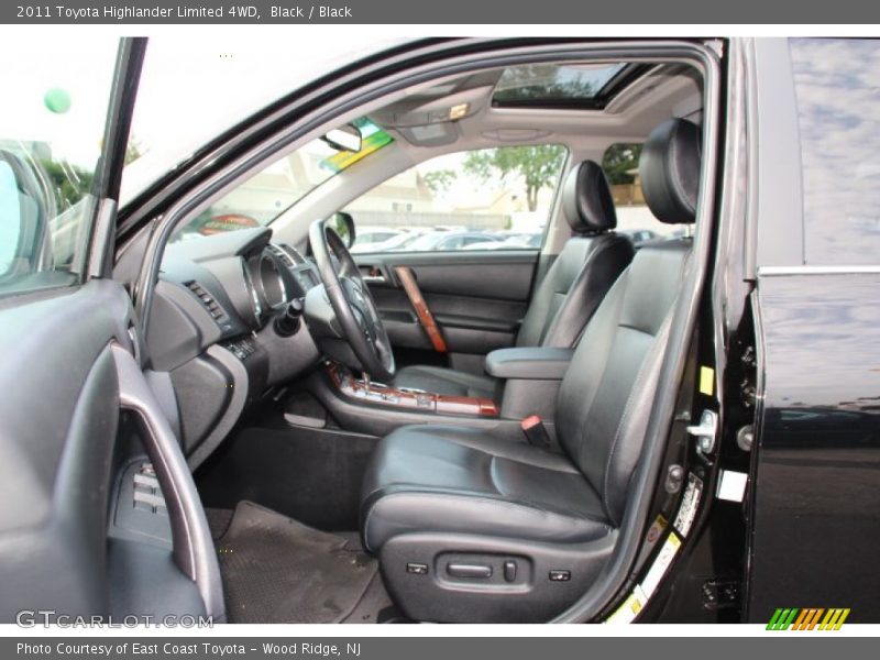Black / Black 2011 Toyota Highlander Limited 4WD