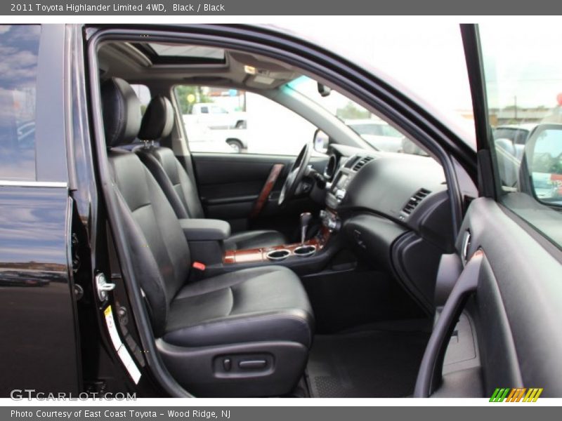 Black / Black 2011 Toyota Highlander Limited 4WD
