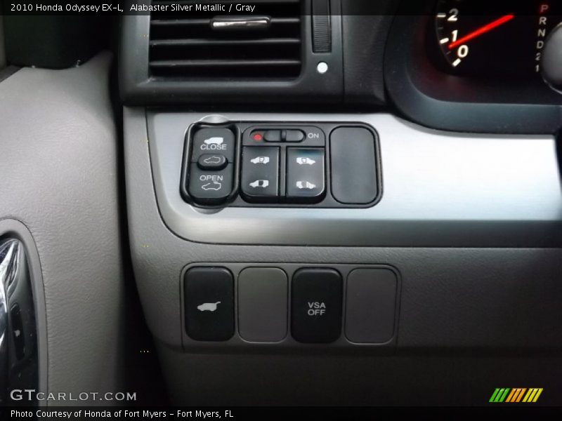 Alabaster Silver Metallic / Gray 2010 Honda Odyssey EX-L