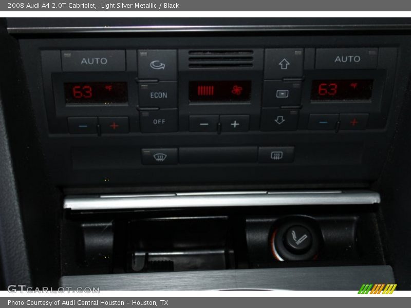 Light Silver Metallic / Black 2008 Audi A4 2.0T Cabriolet
