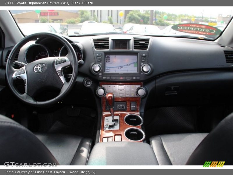 Black / Black 2011 Toyota Highlander Limited 4WD