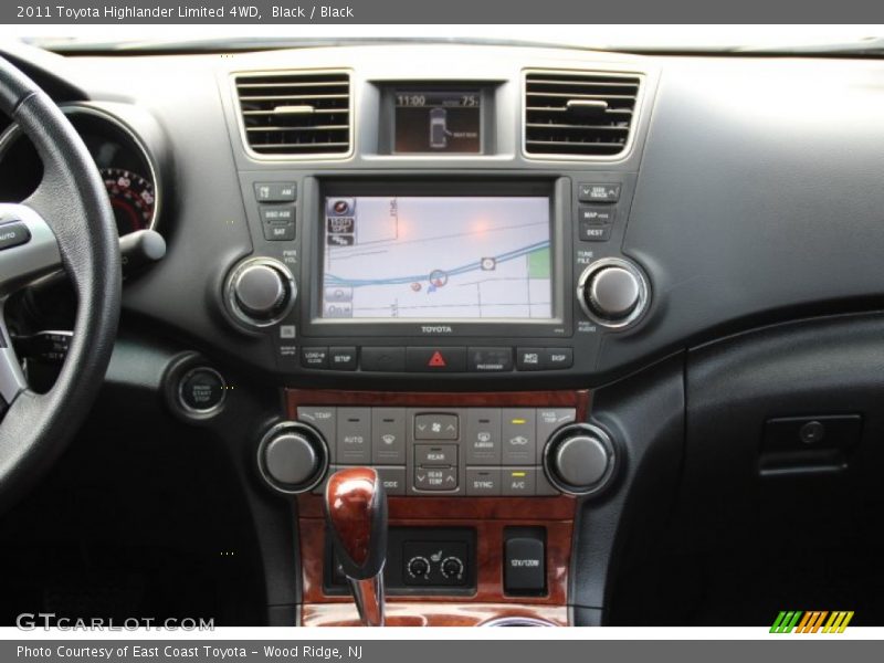 Black / Black 2011 Toyota Highlander Limited 4WD