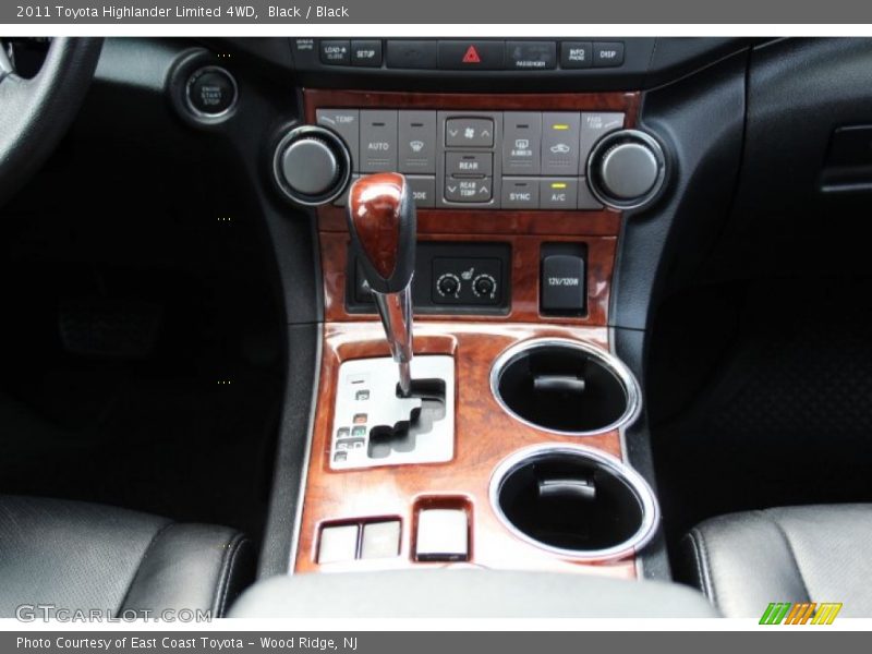 Black / Black 2011 Toyota Highlander Limited 4WD