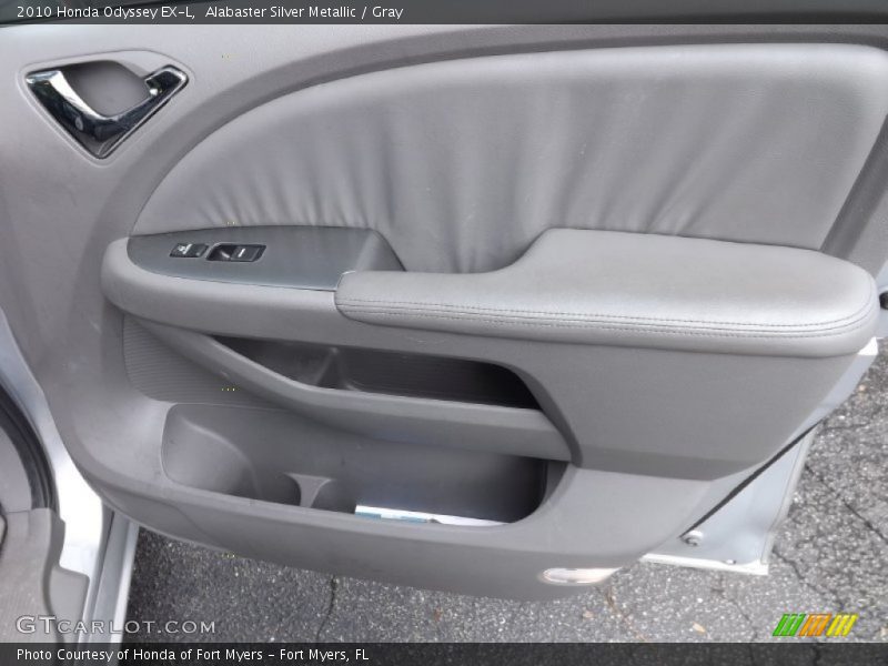 Alabaster Silver Metallic / Gray 2010 Honda Odyssey EX-L
