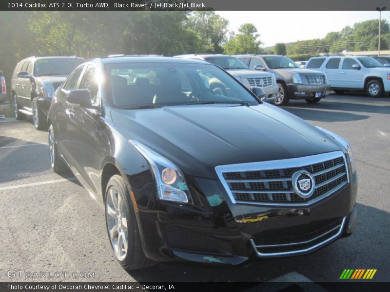 Black Raven / Jet Black/Jet Black 2014 Cadillac ATS 2.0L Turbo AWD