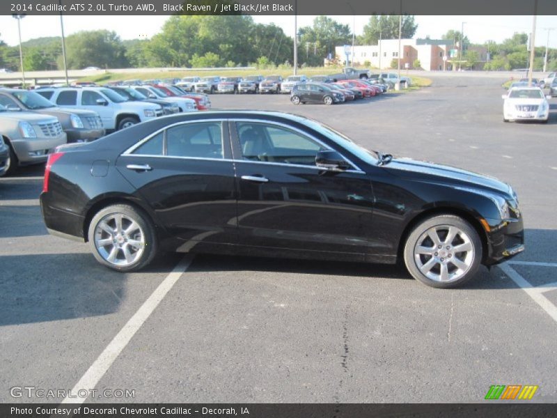 Black Raven / Jet Black/Jet Black 2014 Cadillac ATS 2.0L Turbo AWD