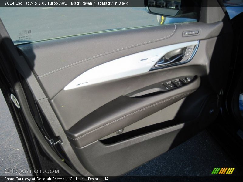 Black Raven / Jet Black/Jet Black 2014 Cadillac ATS 2.0L Turbo AWD
