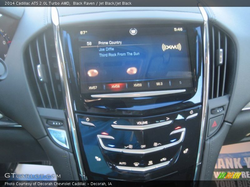 Black Raven / Jet Black/Jet Black 2014 Cadillac ATS 2.0L Turbo AWD