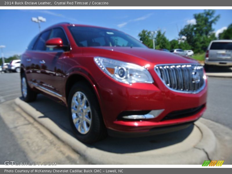 Crystal Red Tintcoat / Cocaccino 2014 Buick Enclave Leather