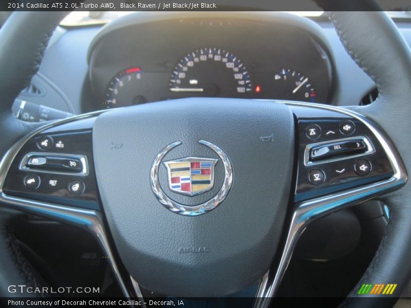 Black Raven / Jet Black/Jet Black 2014 Cadillac ATS 2.0L Turbo AWD
