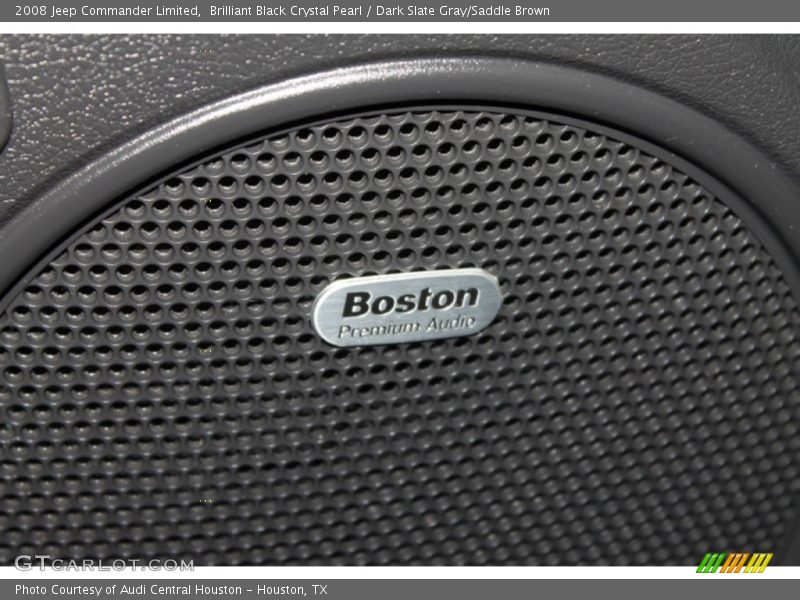 Brilliant Black Crystal Pearl / Dark Slate Gray/Saddle Brown 2008 Jeep Commander Limited