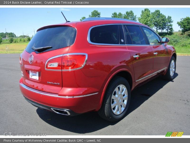 Crystal Red Tintcoat / Cocaccino 2014 Buick Enclave Leather