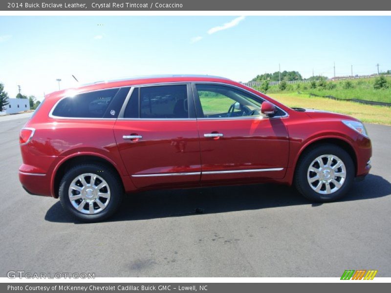 Crystal Red Tintcoat / Cocaccino 2014 Buick Enclave Leather