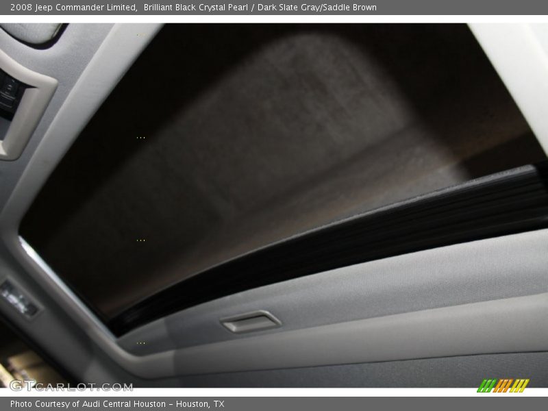 Brilliant Black Crystal Pearl / Dark Slate Gray/Saddle Brown 2008 Jeep Commander Limited