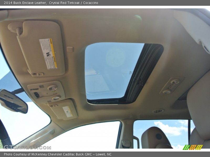 Crystal Red Tintcoat / Cocaccino 2014 Buick Enclave Leather
