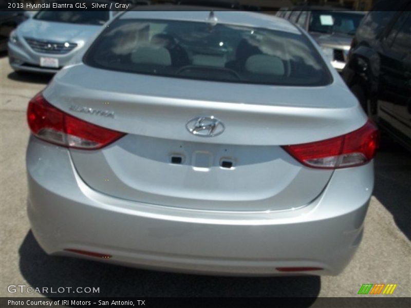 Silver / Gray 2013 Hyundai Elantra GLS