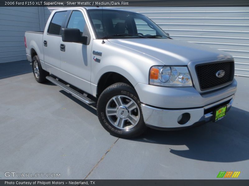 Silver Metallic / Medium/Dark Flint 2006 Ford F150 XLT SuperCrew