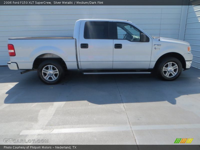 Silver Metallic / Medium/Dark Flint 2006 Ford F150 XLT SuperCrew