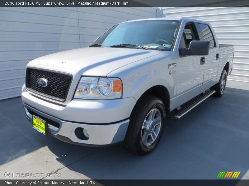 Silver Metallic / Medium/Dark Flint 2006 Ford F150 XLT SuperCrew