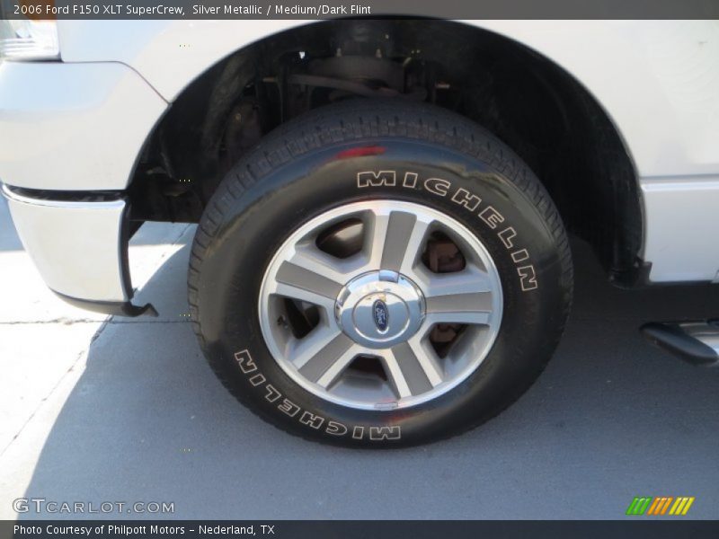 Silver Metallic / Medium/Dark Flint 2006 Ford F150 XLT SuperCrew