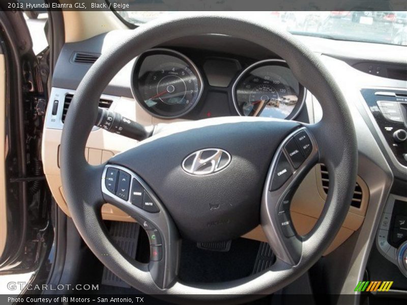 Black / Beige 2013 Hyundai Elantra GLS
