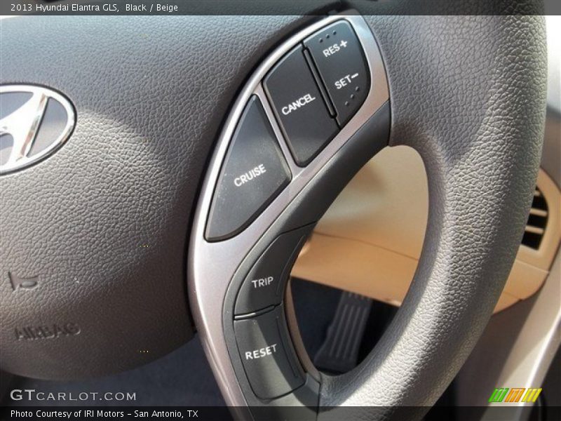 Black / Beige 2013 Hyundai Elantra GLS