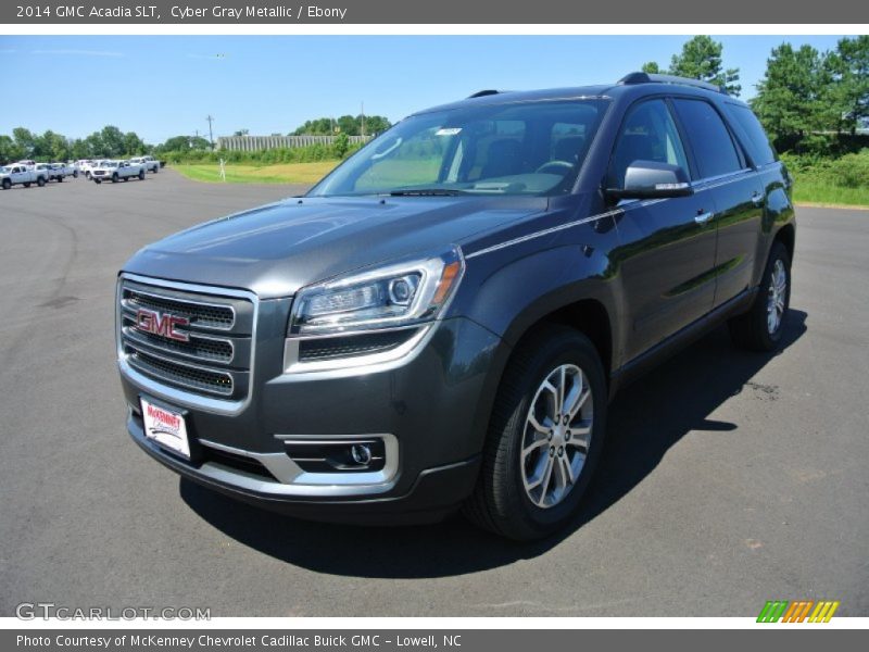 Cyber Gray Metallic / Ebony 2014 GMC Acadia SLT