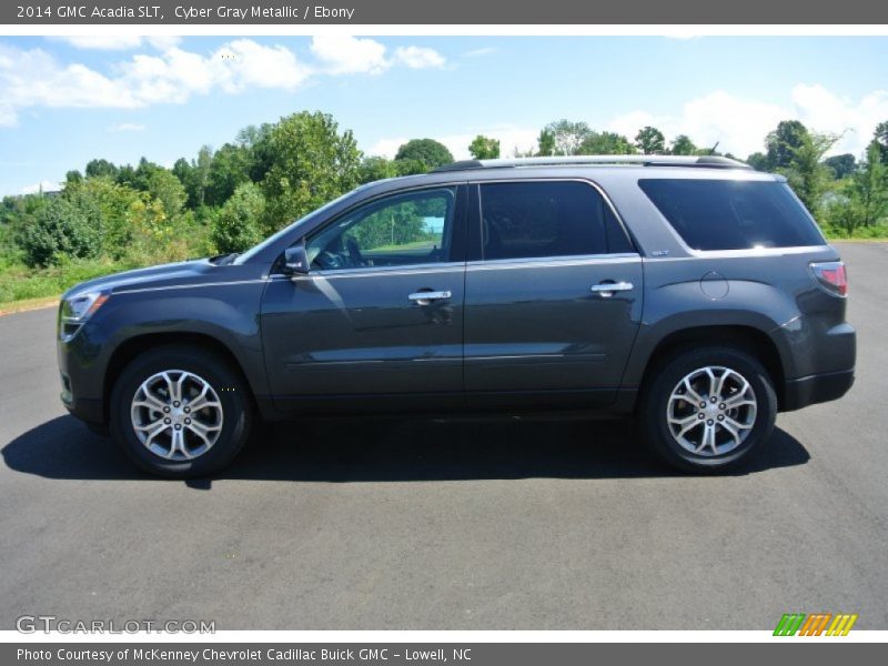 Cyber Gray Metallic / Ebony 2014 GMC Acadia SLT