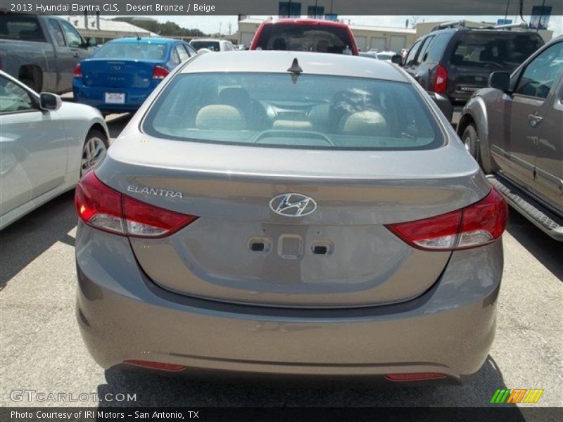Desert Bronze / Beige 2013 Hyundai Elantra GLS